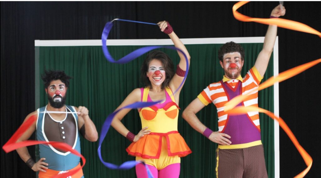 A ginástica rítmica é uma das modalidades apresentadas no espetáculo Foto: Marcela Rimes/Divulgação